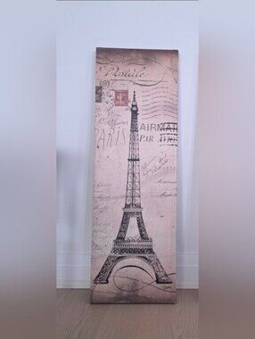 NWOT- Vintage Paris Eiffel Tower Landmark Wall Art - Beige/Brown (Set Of 1)